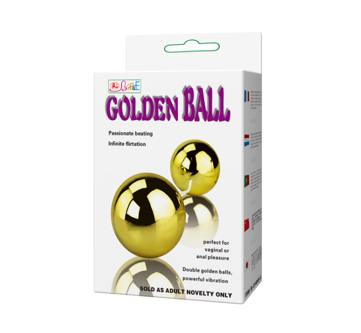 Вагінальні кульки LyBaile Golden Balls two vibrators