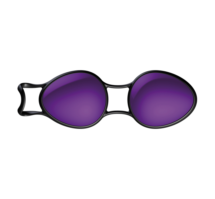 Вагинальные шарики Joydivision Joyballs secret single & double-set Фиолетовые/Розовые 3.7 см