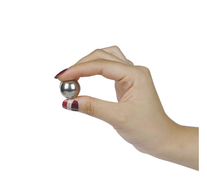 Вагинальные шарики LoveToy Passion Dual Balls Серебристые