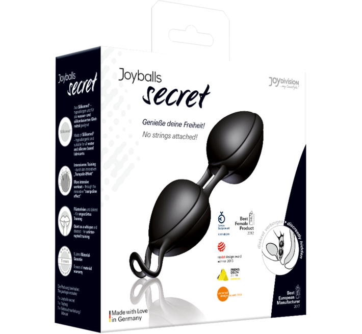 Вагінальні кульки Joydivision Joyballs secret Чорні