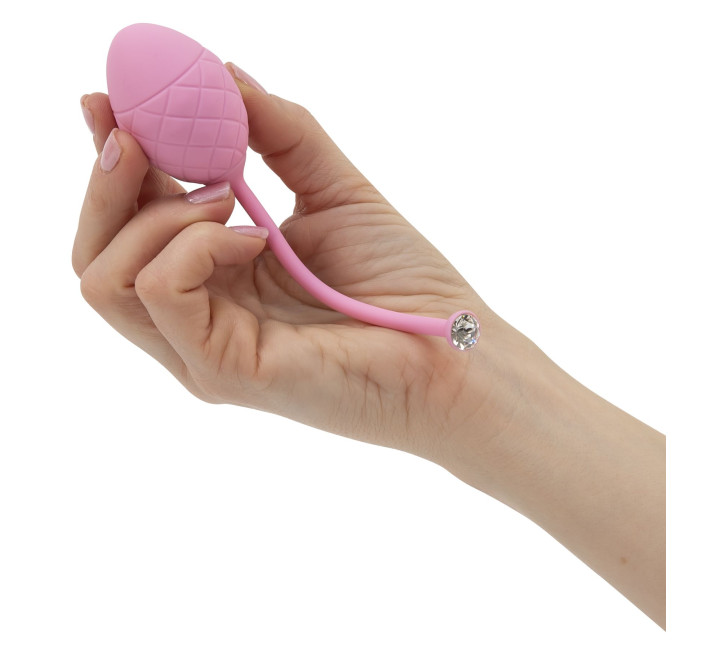 Розкішні вагінальні кульки PILLOW TALK Frisky із кристалом Сваровські Рожеві