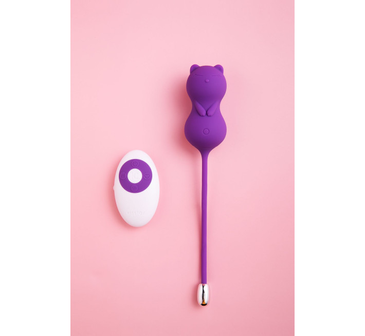 Вагинальные шарики с вибрацией KisToy Paula с пультом ДУ