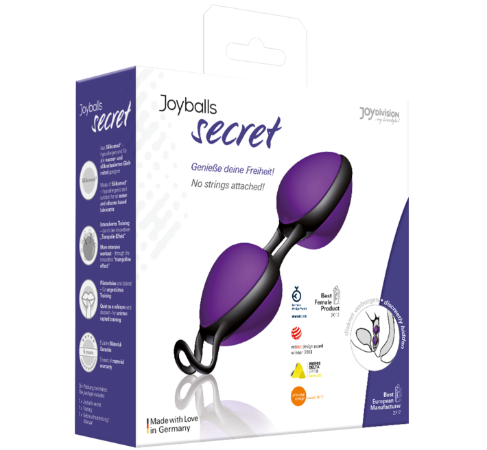 Вагінальні кульки Joydivision Joyballs secret Фіолетові