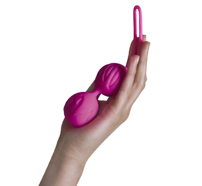 Вагінальні кульки Adrien Lastic Geisha Lastic Balls (L) Фуксія