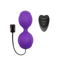 Вагинальные шарики с вибрацией Adrien Lastic Kegel Vibe Фиолетовый