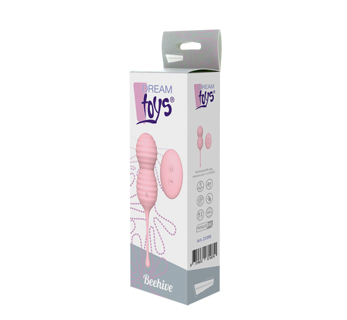 Вагинальные Шарики с дистанционным пультом Dreamtoys Beehive Розовые