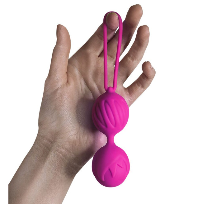 Вагінальні кульки Adrien Lastic Geisha Lastic Balls (L) Фуксія