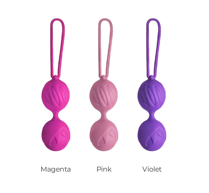 Вагінальні кульки Adrien Lastic Geisha Lastic Balls (L) Фуксія