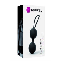 Вагінальні кульки Dorcel Dual Balls Чорні Вагінальні кульки Dorcel Dual Balls Чорні