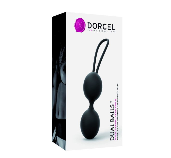 Вагінальні кульки Dorcel Dual Balls Чорні
