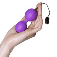 Вагинальные шарики с вибрацией Adrien Lastic Kegel Vibe Фиолетовый Вагинальные шарики с вибрацией Adrien Lastic Kegel Vibe Фиолетовый
