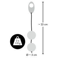 Вагінальні кульки Bad Kitty Heavy Metal Balls Сріблясті Вагінальні кульки Bad Kitty Heavy Metal Balls Сріблясті