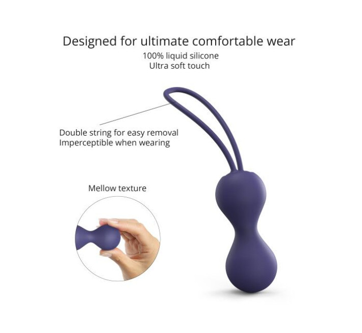 Вагинальные шарики Love To Love JOIA - MIDNIGHT INDIGO