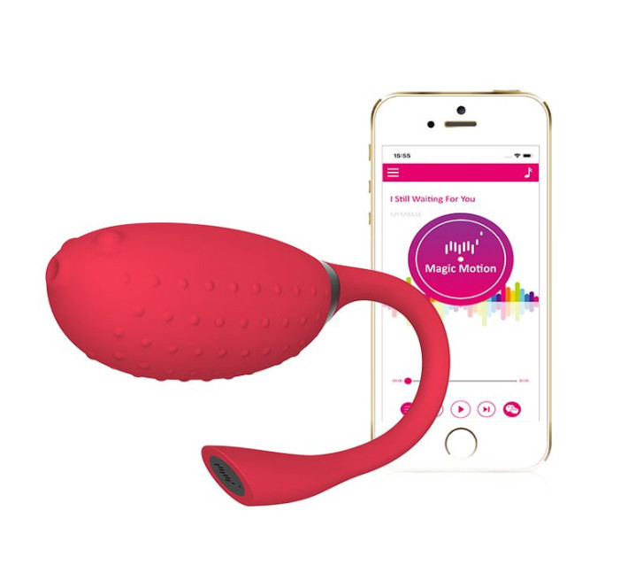 Смарт-виброяйцо Magic Motion Fugu Красное