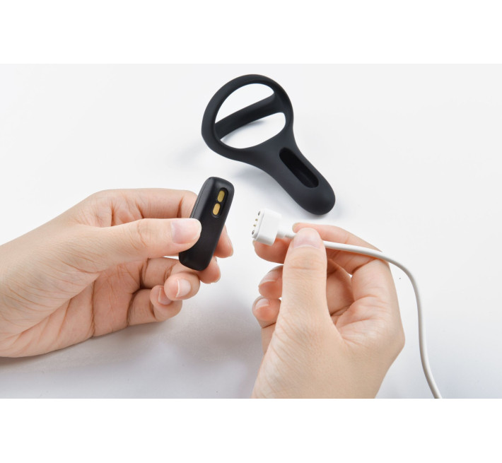 Двойное эрекционное кольцо Magic Motion Fun Town Rise Черное