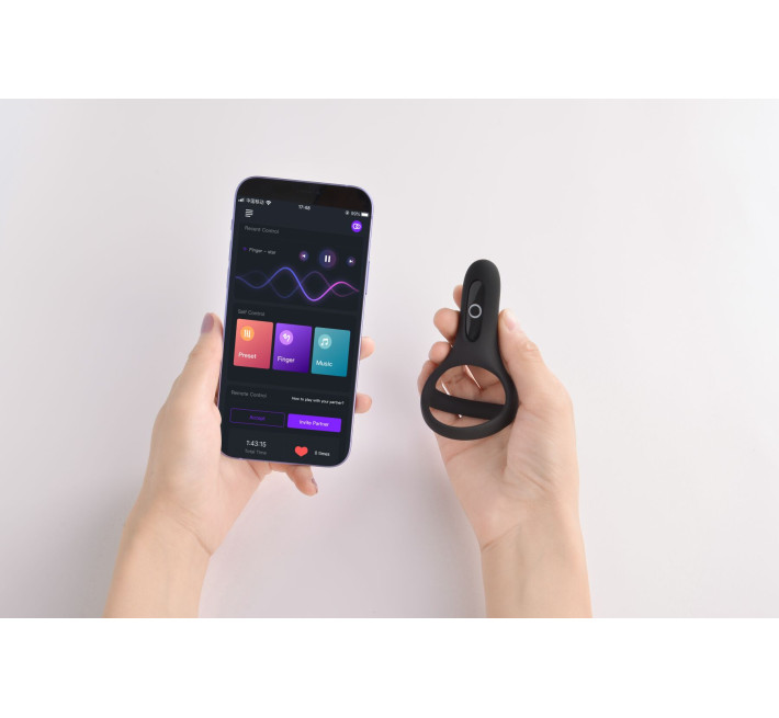 Двойное эрекционное кольцо Magic Motion Fun Town Rise Зеленое