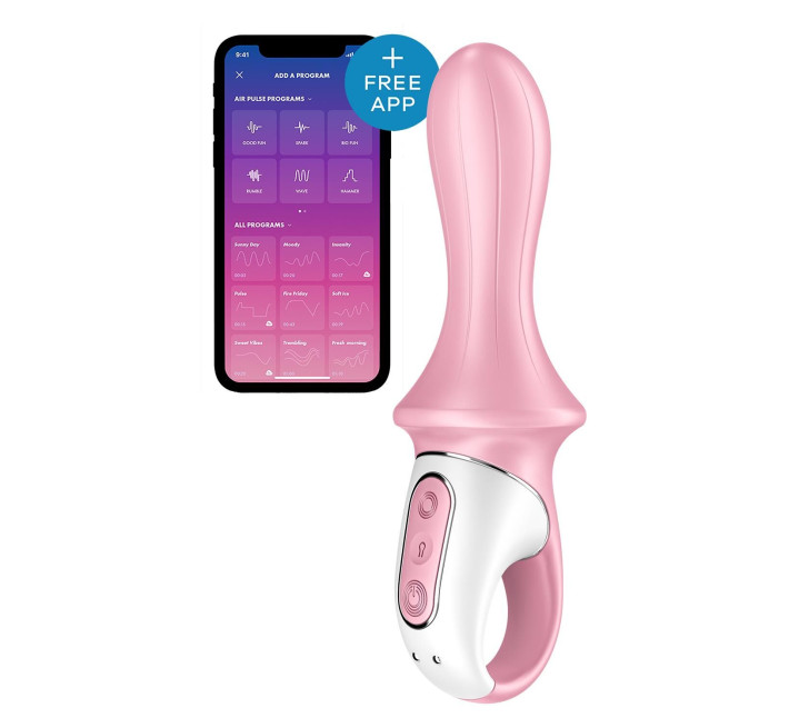 Анальний смарт-вібратор Satisfyer Air Pump Booty 5+, надувається