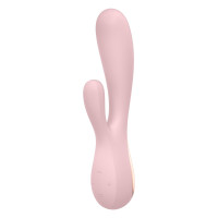 Смарт-вибратор кролик Satisfyer Mono Flex Лиловый, 2 мотора, управление через интернет