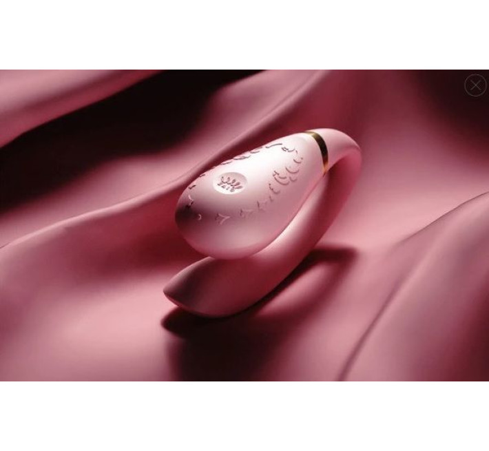 Вібромасажер з функцією керування зі смартфона Zalo Fanfan Рожевий