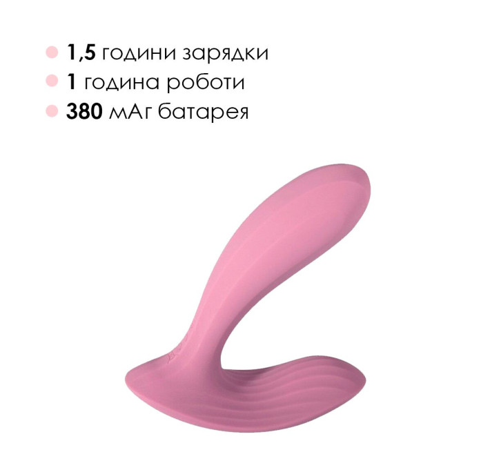 Смарт вибратор в трусики Svakom Erica, очень гибкий, 2 мотора.