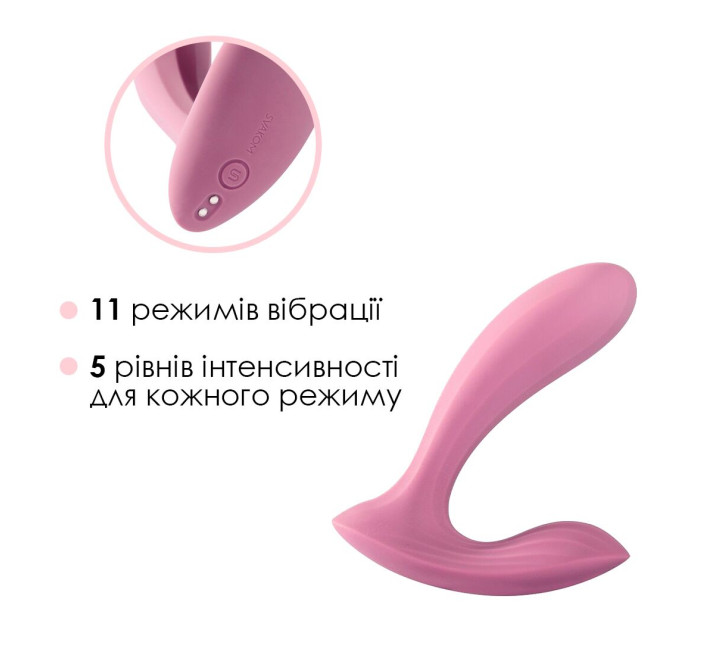 Смарт вибратор в трусики Svakom Erica, очень гибкий, 2 мотора.