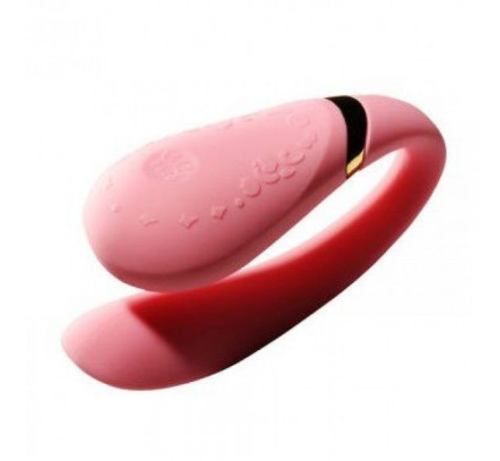 Вібромасажер з функцією керування зі смартфона Zalo Fanfan Рожевий