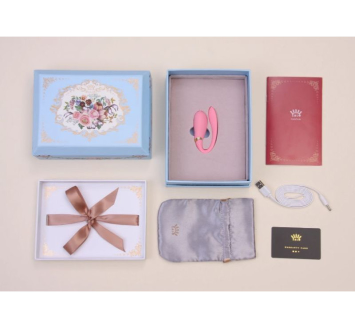 Вібромасажер з функцією керування зі смартфона Zalo Fanfan Рожевий