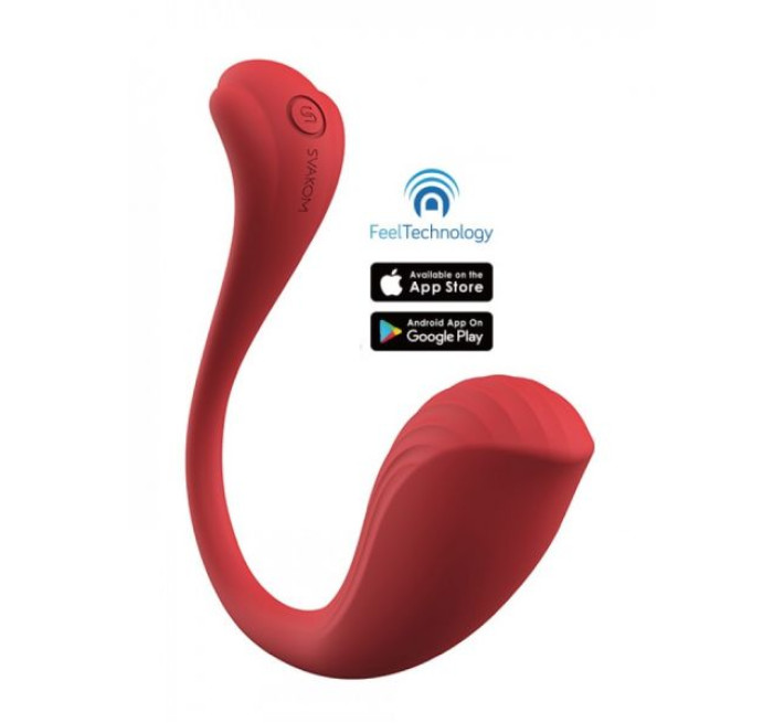 Інтерактивне SMART Віброяйце SVAKOM Phoenix Neo Червоне