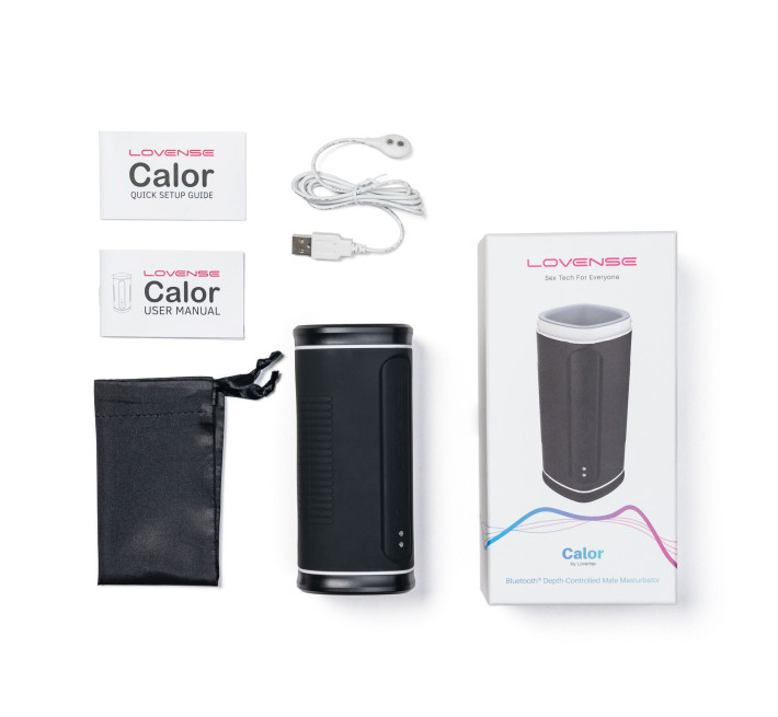 Смарт-мастурбатор з підігрівом Lovense Calor, інтелектуальне регулювання інтенсивності
