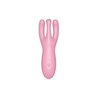 Кліторальний смарт вібратор Satisfyer Threesome 4 Pink з трьома пальчиками Кліторальний смарт вібратор Satisfyer Threesome 4 Pink з трьома пальчиками