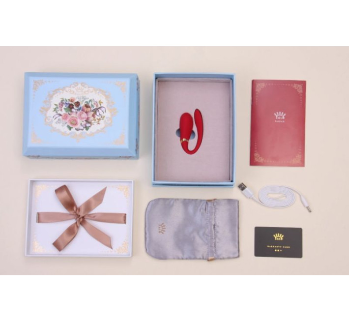 Вібромасажер з функцією керування зі смартфона Zalo Fanfan Червоний