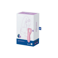 Кліторальний смарт вібратор Satisfyer Threesome 4 Pink з трьома пальчиками Кліторальний смарт вібратор Satisfyer Threesome 4 Pink з трьома пальчиками