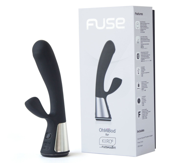 Інтерактивний вібратор-кролик Ohmibod Fuse for Kiiroo Чорний