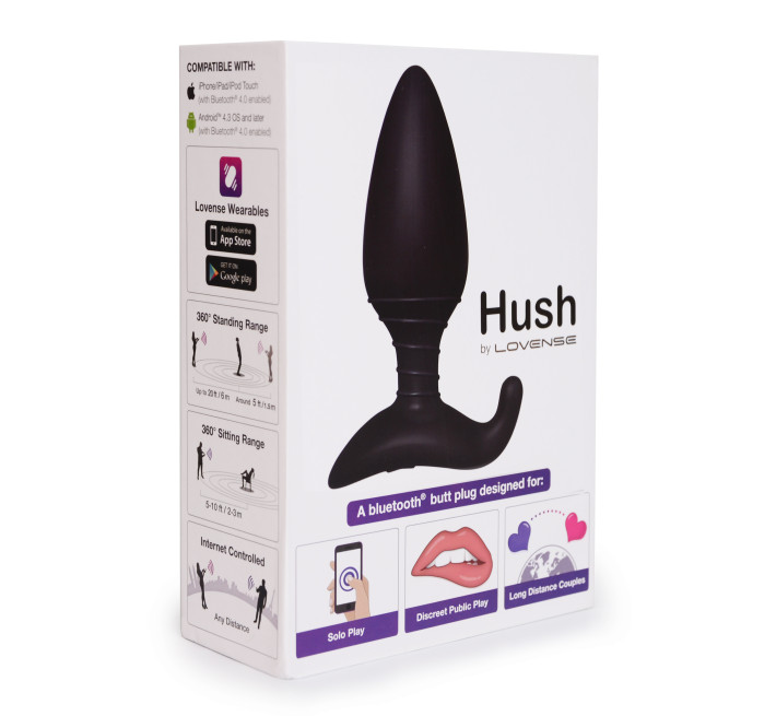 Анальна пробка Lovense Hush середня