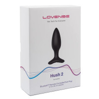 Анальная смарт-вибропробка Lovense Hush 2, размер S Анальная смарт-вибропробка Lovense Hush 2, размер S