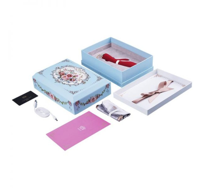 Вибромассажер-кролик с функцией управления со смартфона Zalo Rosalie Голубой