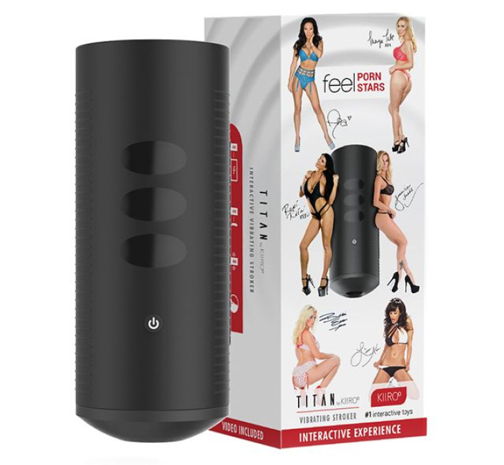 Интерактивный мастурбатор Kiiroo Titan Feel Pornstars Experience, 9 вибромоторов, теледильдоника