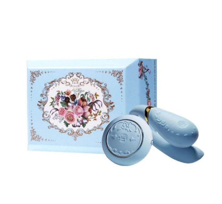 Вибромассажер для пар с функцией управления со смартфона Zalo Fanfan Set Голубой