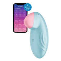 Смарт-вібратор для клітора Satisfyer Tropical Tip Light Blue Смарт-вібратор для клітора Satisfyer Tropical Tip Light Blue