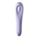 Смарт вибратор и вакуумный стимулятор 2-в-1 Satisfyer Dual Pleasure Лиловый