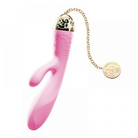 Вібромасажер-кролик з функцією керування зі смартфона Zalo Rosalie Рожевий