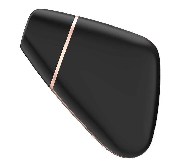 Вакуумный клиторальный стимулятор Satisfyer Love Triangle Черный с управлением через интернет