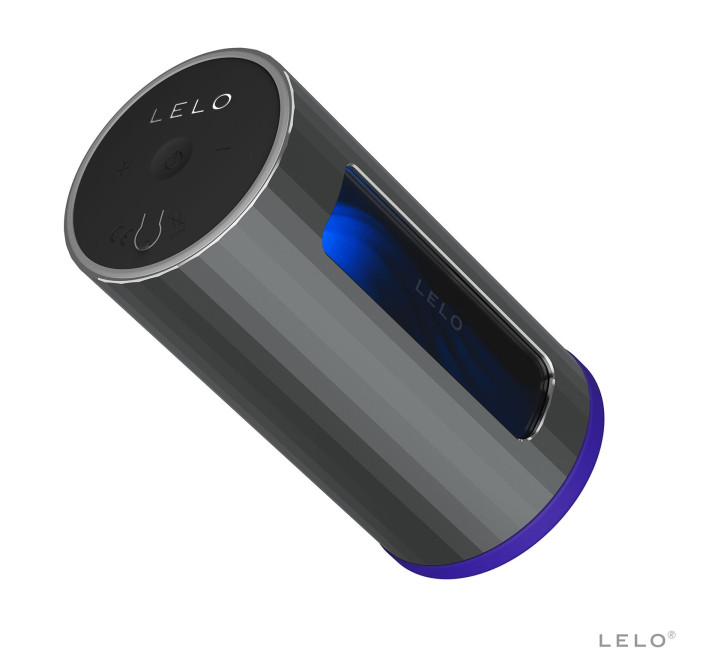 Смарт мастурбатор LELO F1S V2 Blue, вібрації, технологія SENSONIC, гра в застосунку
