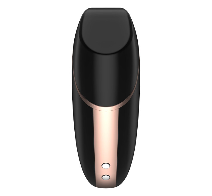 Вакуумный клиторальный стимулятор Satisfyer Love Triangle Черный с управлением через интернет