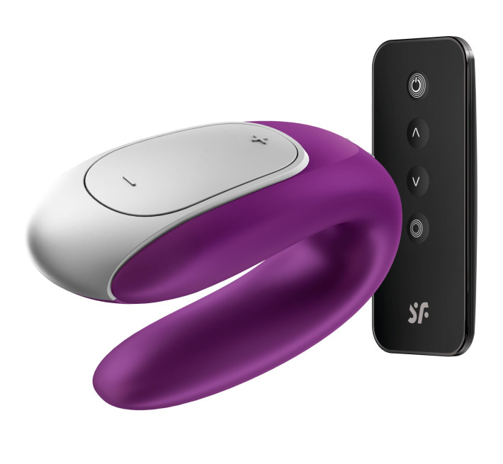 Смарт-вібратор для пар Satisfyer Double Fun Фіолетовий