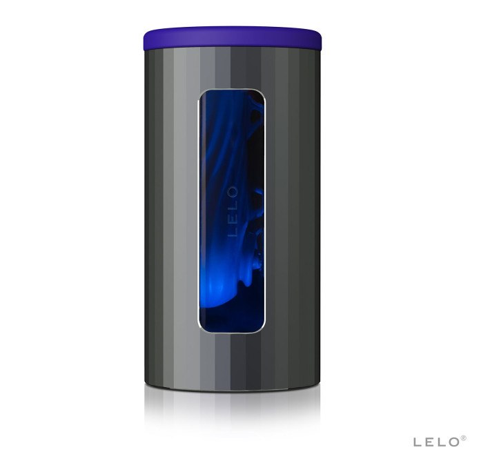 Смарт мастурбатор LELO F1S V2 Blue, вібрації, технологія SENSONIC, гра в застосунку