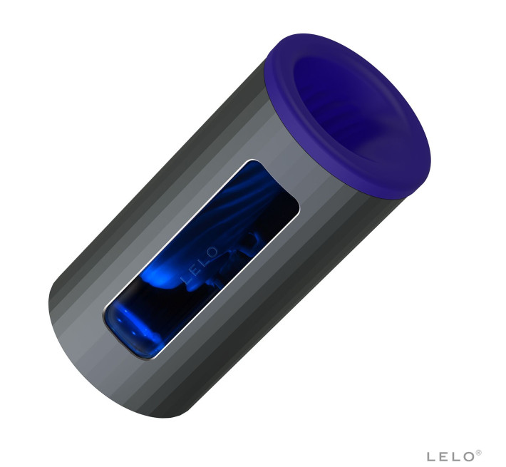 Смарт мастурбатор LELO F1S V2 Blue, вібрації, технологія SENSONIC, гра в застосунку