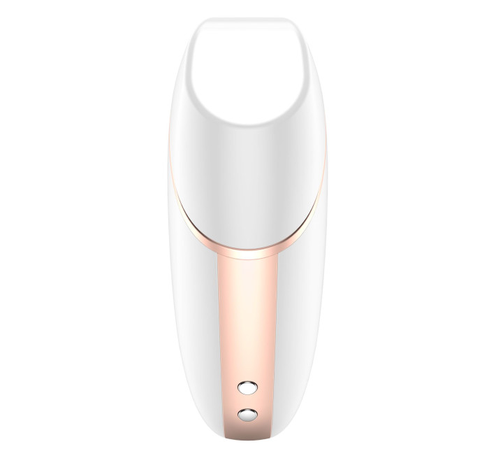 Вакуумный клиторальный стимулятор Satisfyer Love Triangle Белый с управлением через интернет