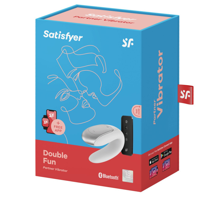 Смарт-вибратор для пар Satisfyer Double Fun Белый