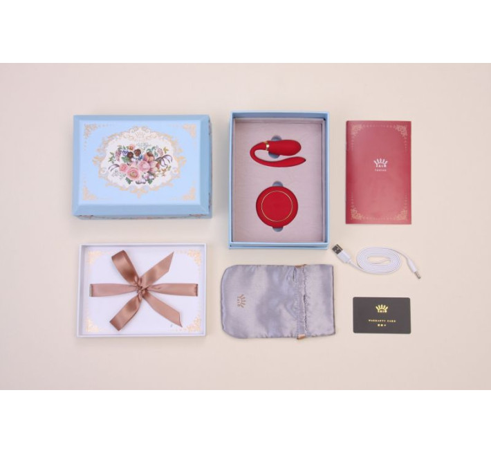 Вібромасажер для пар з функцією керування зі смартфона Zalo Fanfan Set Червоний